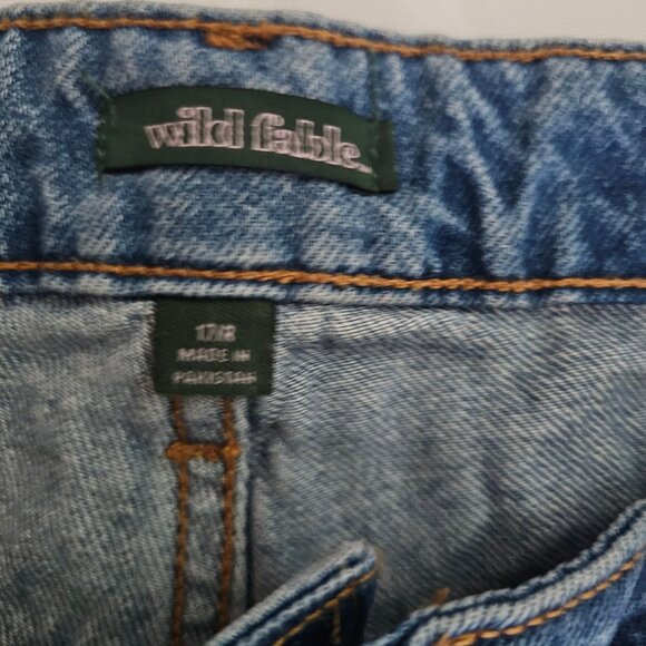 Wild Fable Women's Blue Light Wash Cotton Denim Low Rise Baggy Jean Size 17 - Picture 7 of 16